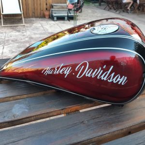 Pintar deposito moto custom