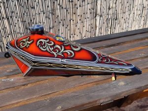 Pintar deposito moto