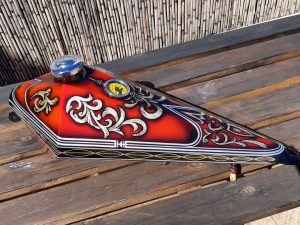 Pintar deposito moto