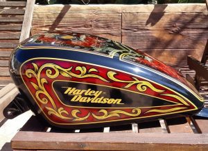 Pintar deposito moto