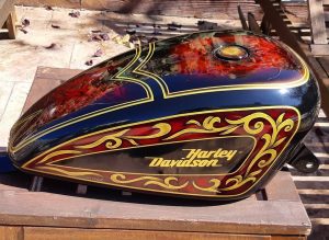 Pintar deposito moto