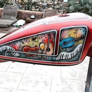 Pintar deposito moto