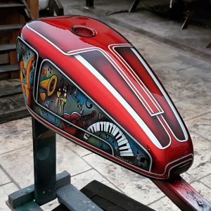 Pintar deposito moto